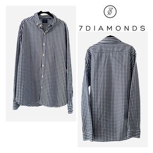 7 Diamonds 100% Cotton Men’s button-up size XL